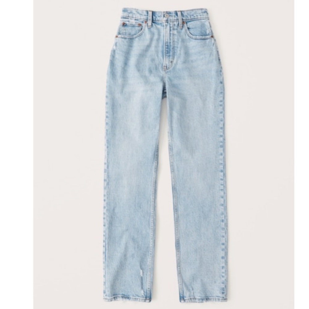 SOLD Abercrombie & Fitch 90’s ultra high rise straight jean Curve Love